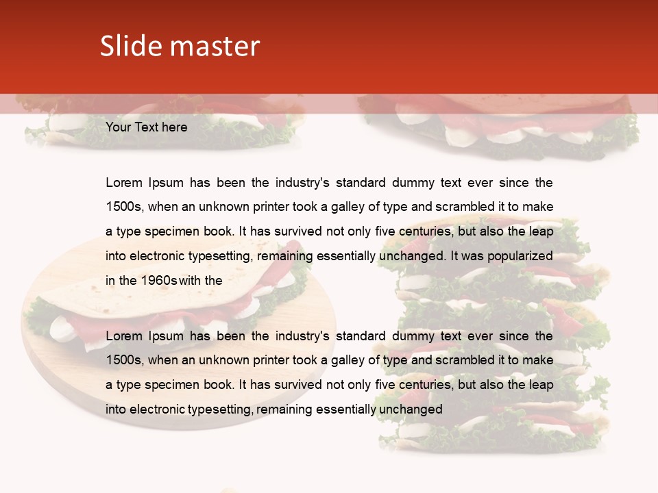 Tomato Two Isolated PowerPoint Template