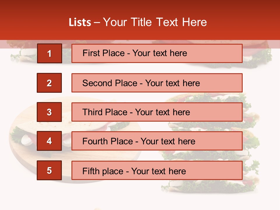 Tomato Two Isolated PowerPoint Template
