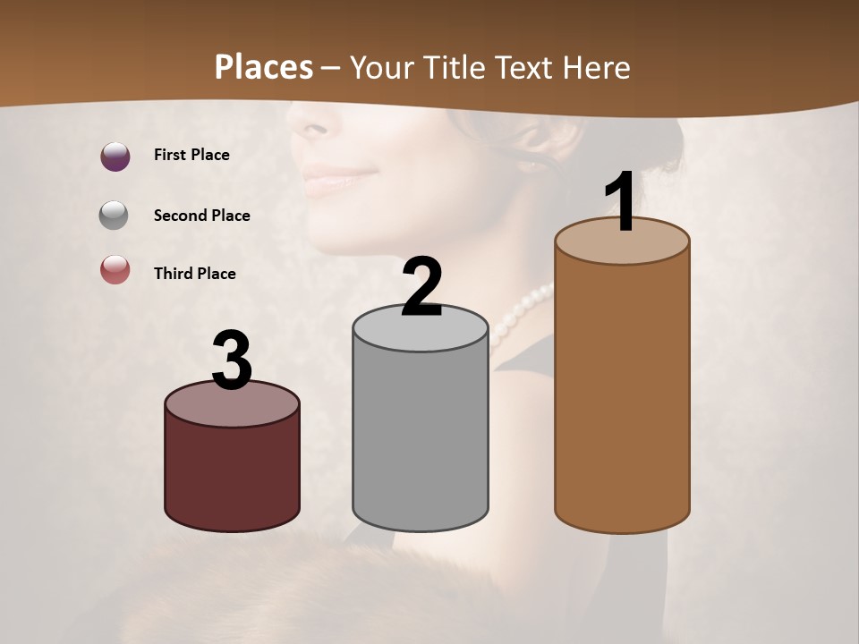 Winter Portrait Wall PowerPoint Template