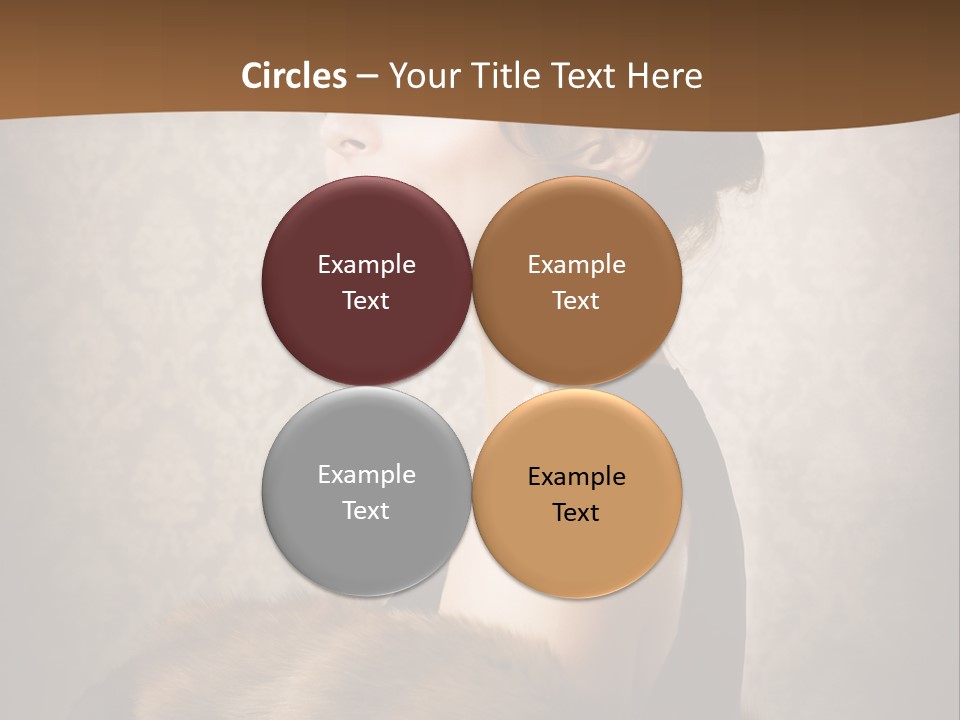 Winter Portrait Wall PowerPoint Template