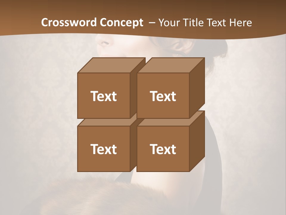 Winter Portrait Wall PowerPoint Template