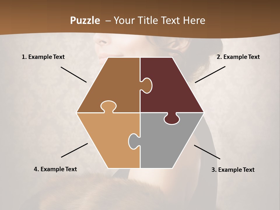 Winter Portrait Wall PowerPoint Template