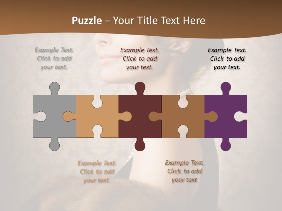 Winter Portrait Wall PowerPoint Template