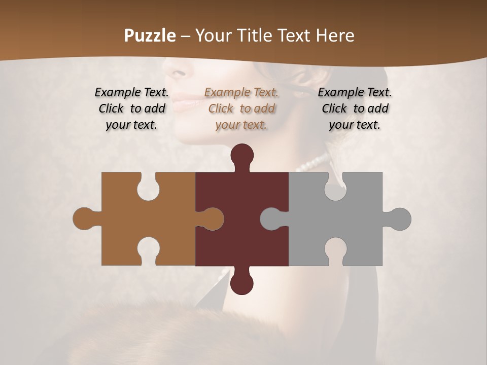 Winter Portrait Wall PowerPoint Template