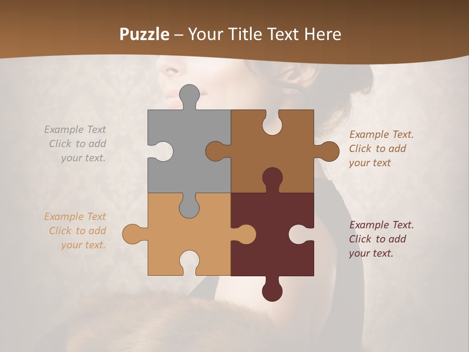 Winter Portrait Wall PowerPoint Template