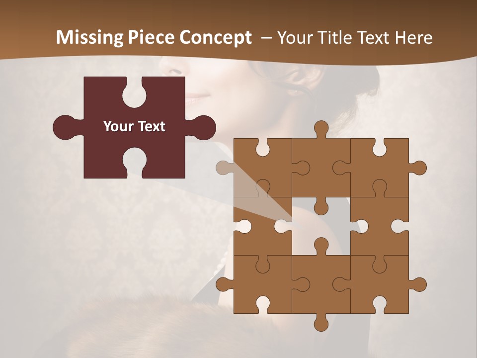 Winter Portrait Wall PowerPoint Template