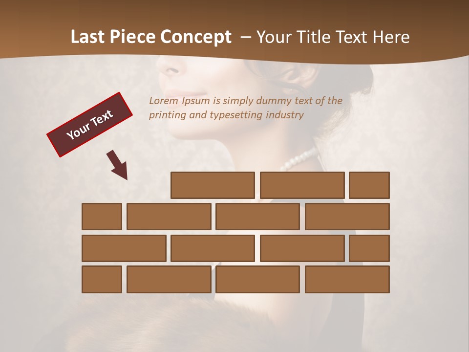 Winter Portrait Wall PowerPoint Template