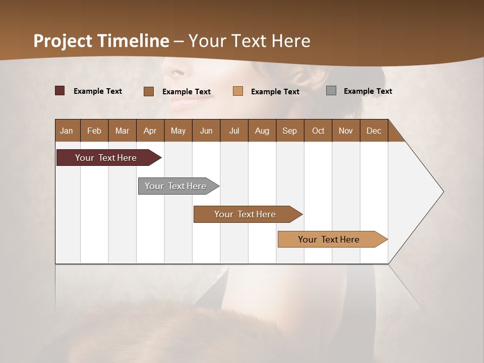Winter Portrait Wall PowerPoint Template