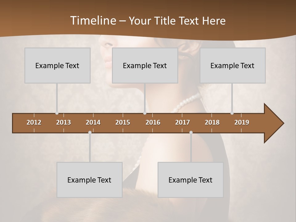 Winter Portrait Wall PowerPoint Template