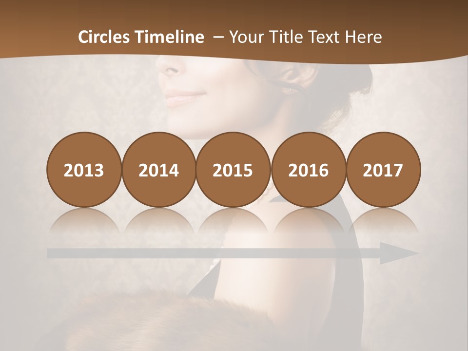 Winter Portrait Wall PowerPoint Template