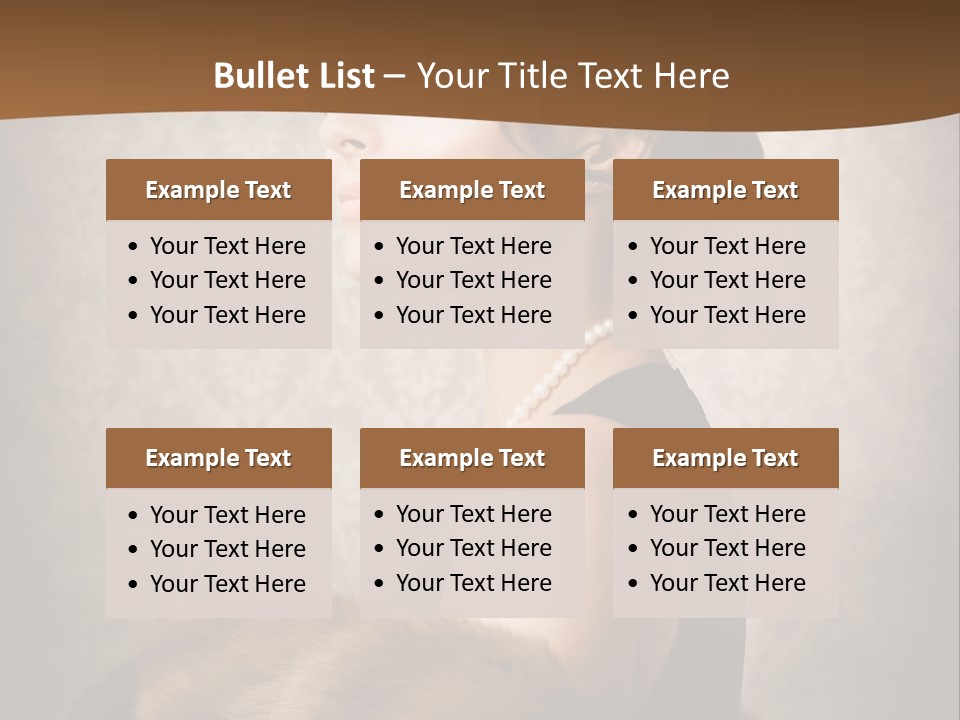 Winter Portrait Wall PowerPoint Template