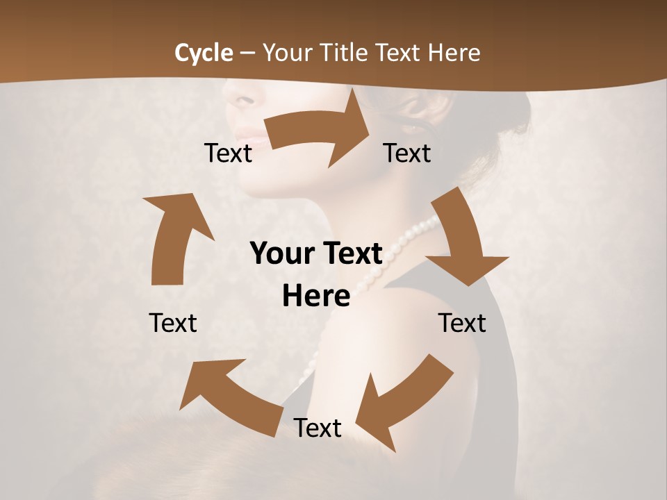 Winter Portrait Wall PowerPoint Template