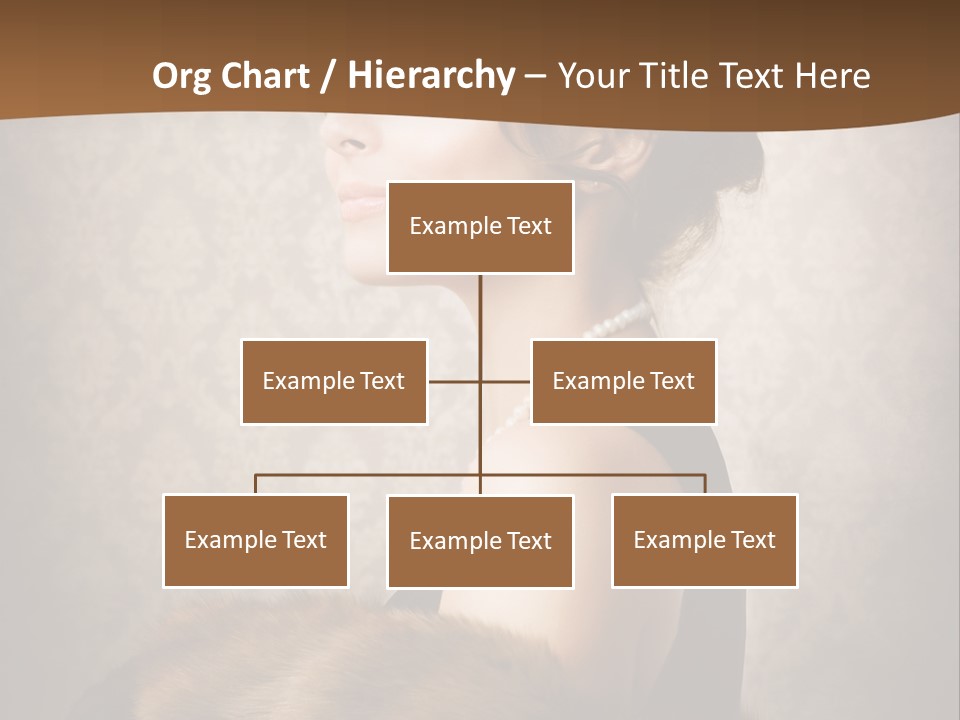 Winter Portrait Wall PowerPoint Template