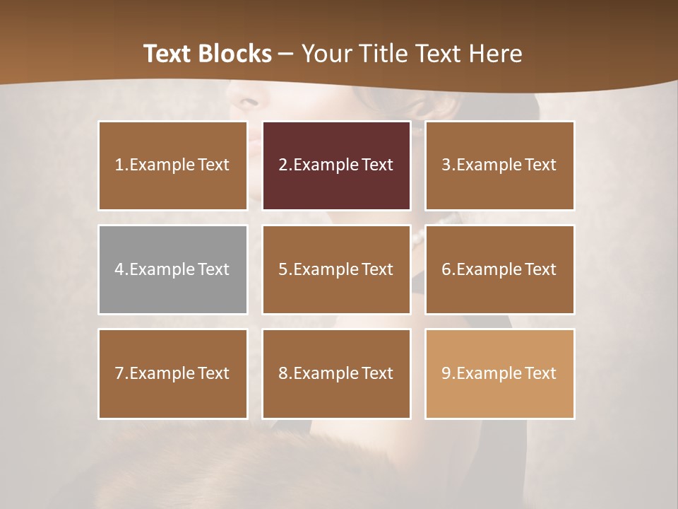 Winter Portrait Wall PowerPoint Template