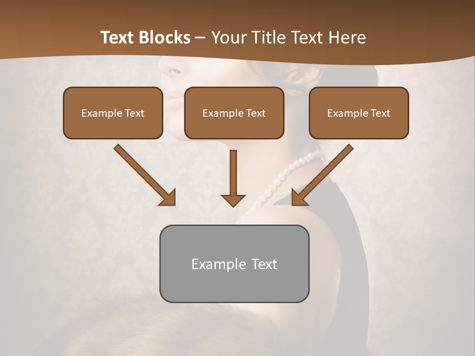 Winter Portrait Wall PowerPoint Template