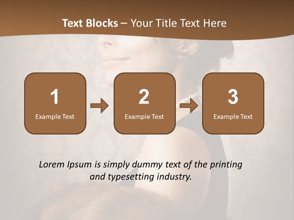 Winter Portrait Wall PowerPoint Template