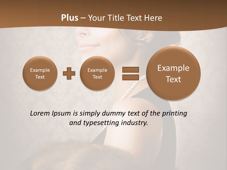 Winter Portrait Wall PowerPoint Template