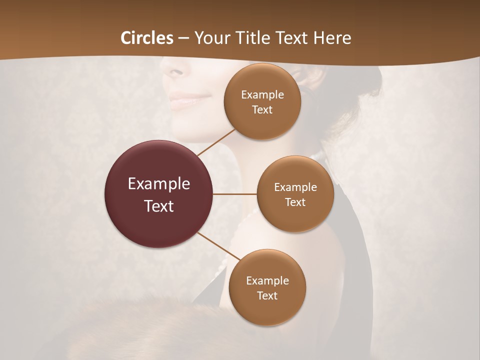 Winter Portrait Wall PowerPoint Template