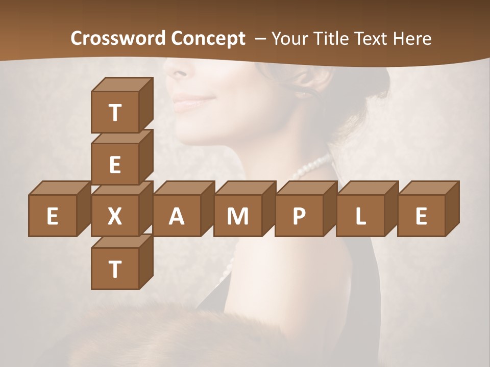 Winter Portrait Wall PowerPoint Template