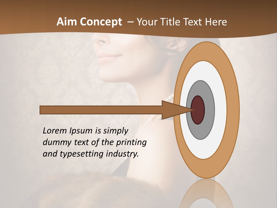 Winter Portrait Wall PowerPoint Template