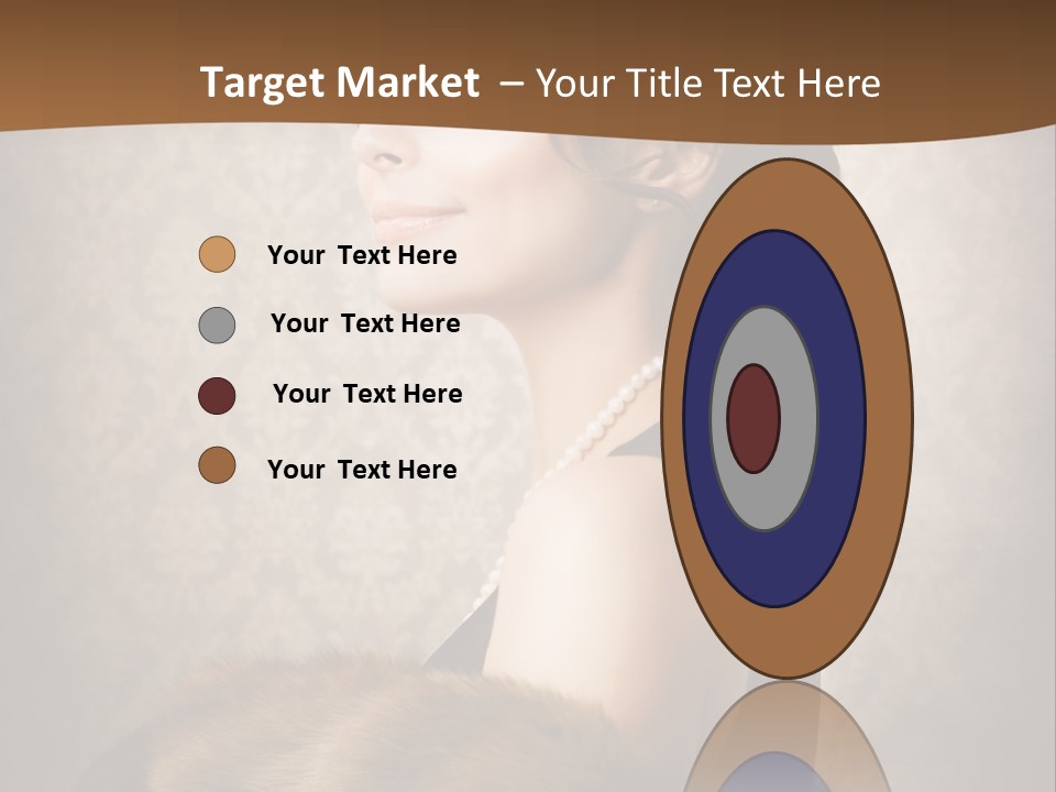 Winter Portrait Wall PowerPoint Template