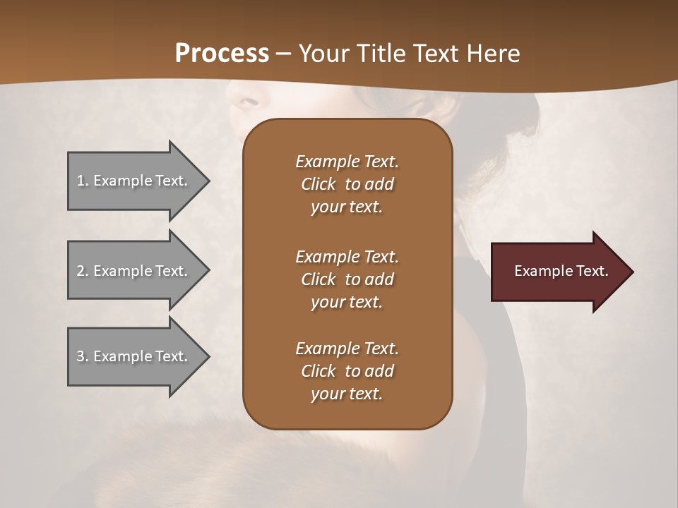 Winter Portrait Wall PowerPoint Template