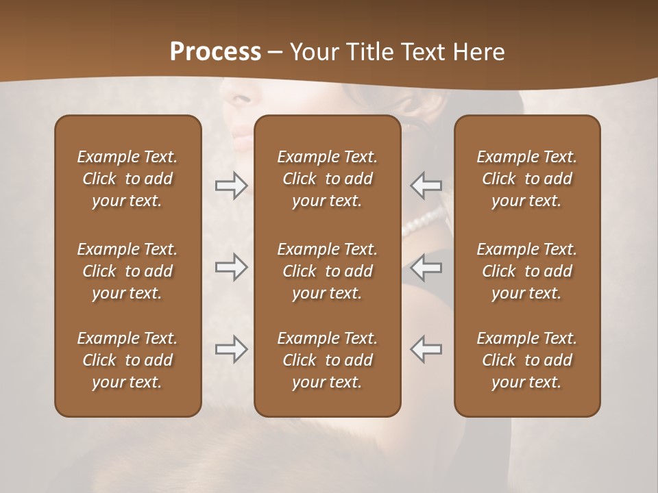 Winter Portrait Wall PowerPoint Template