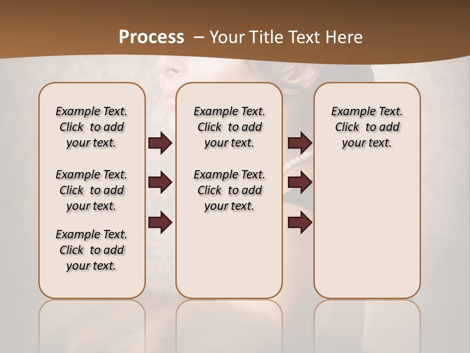 Winter Portrait Wall PowerPoint Template
