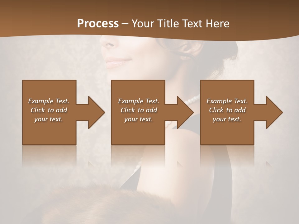 Winter Portrait Wall PowerPoint Template
