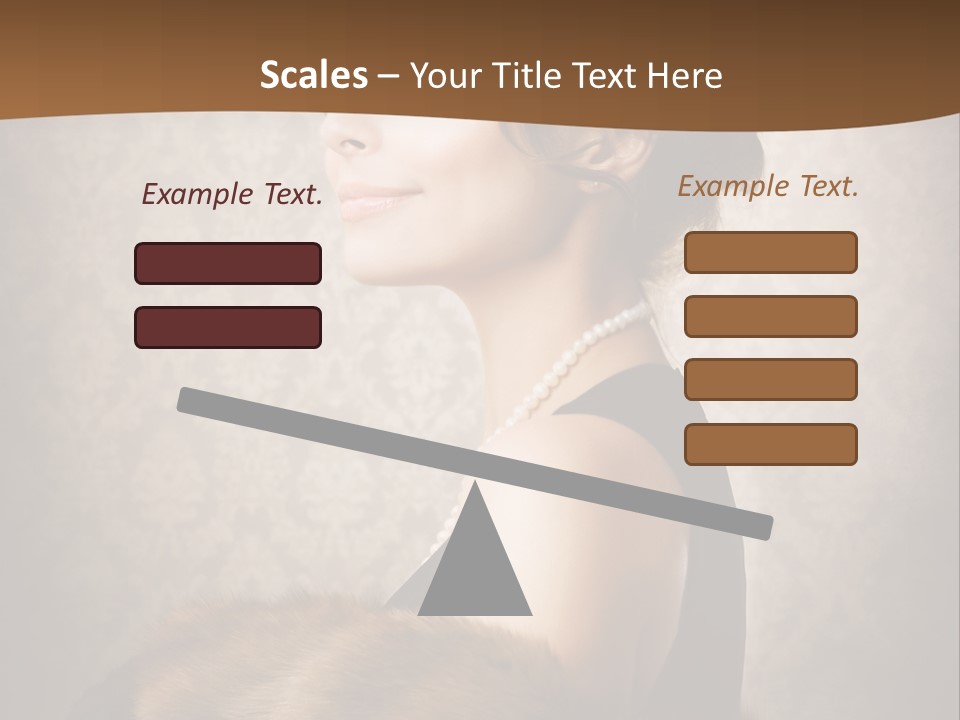 Winter Portrait Wall PowerPoint Template