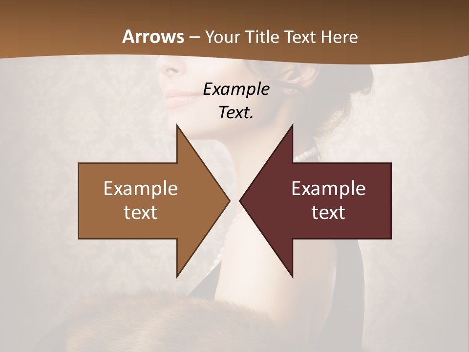 Winter Portrait Wall PowerPoint Template