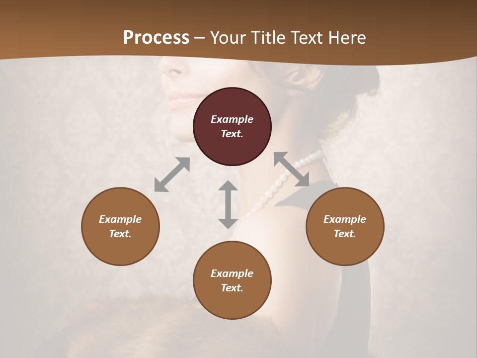 Winter Portrait Wall PowerPoint Template