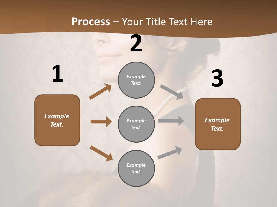 Winter Portrait Wall PowerPoint Template