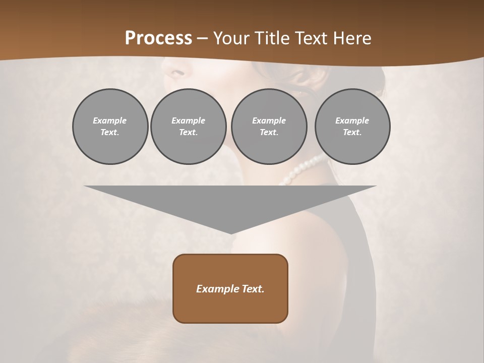 Winter Portrait Wall PowerPoint Template