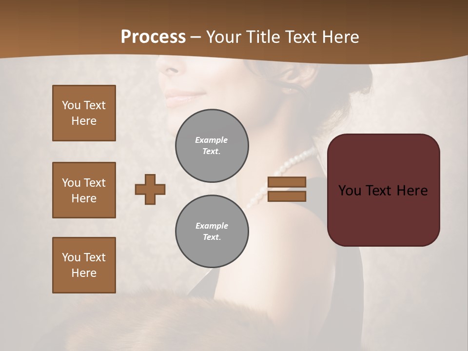 Winter Portrait Wall PowerPoint Template