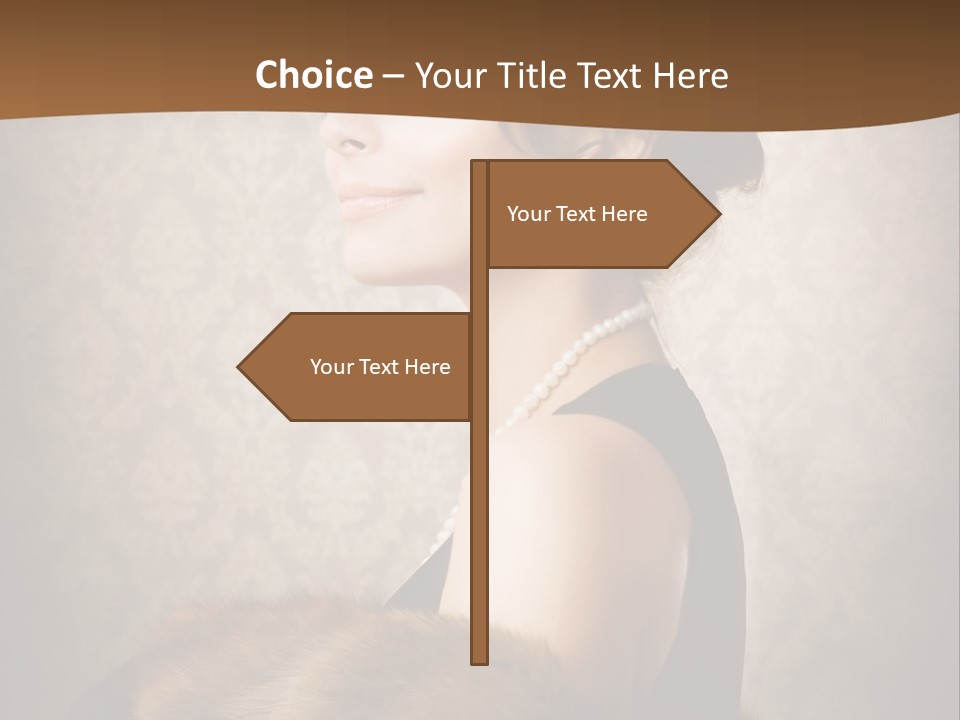 Winter Portrait Wall PowerPoint Template