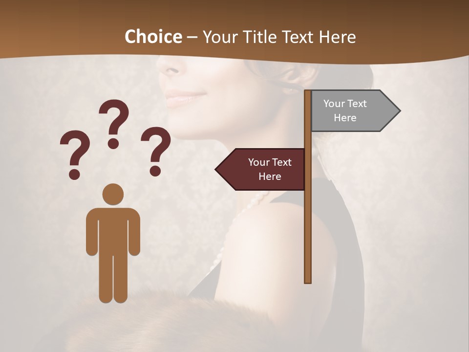 Winter Portrait Wall PowerPoint Template