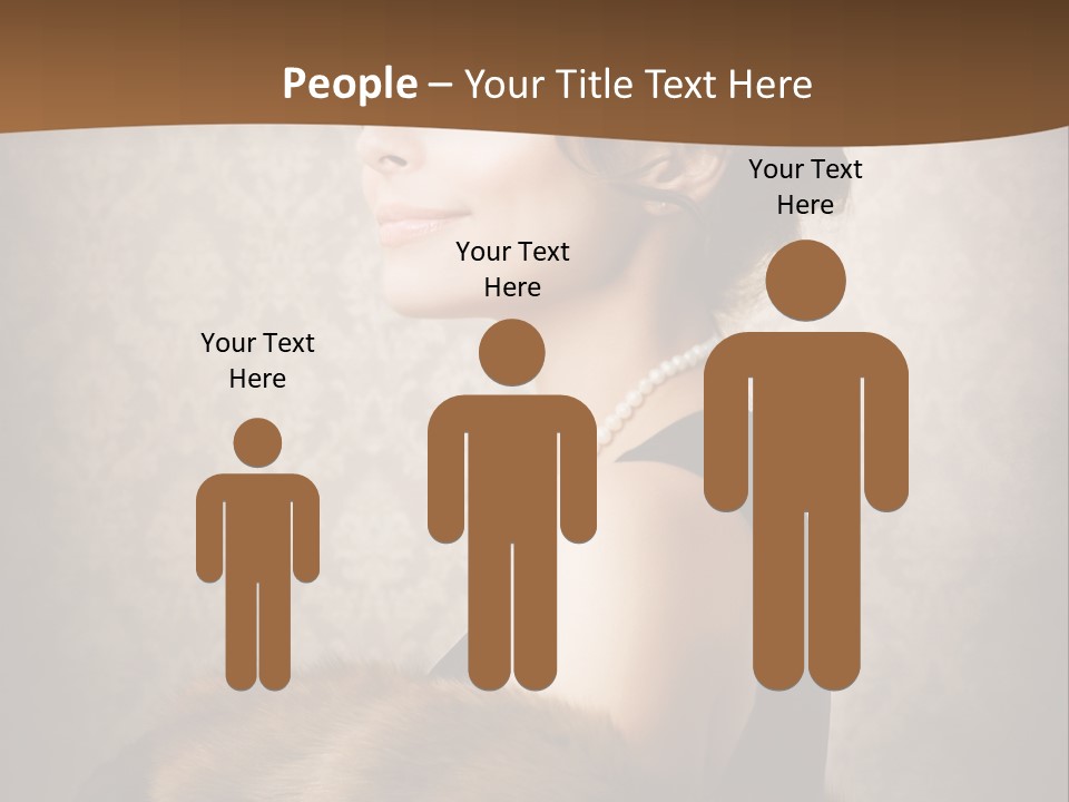 Winter Portrait Wall PowerPoint Template