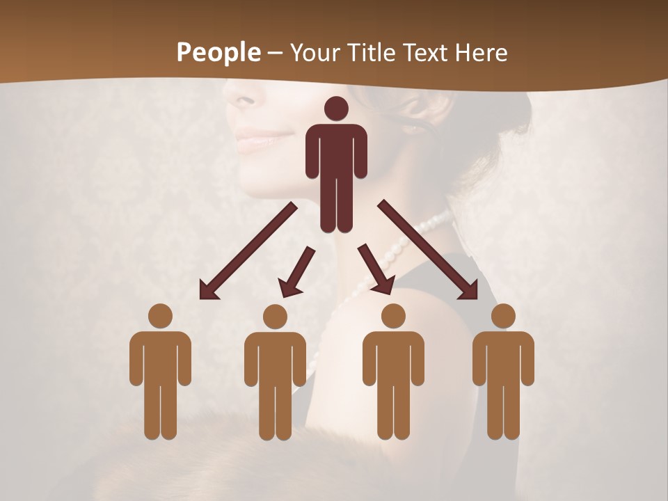 Winter Portrait Wall PowerPoint Template