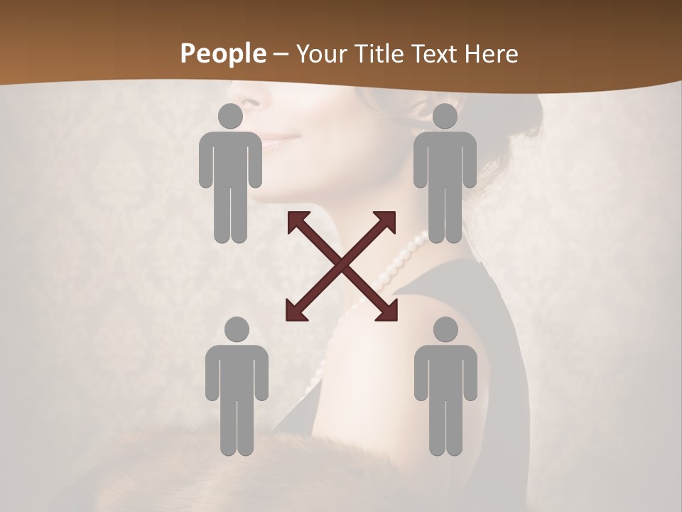 Winter Portrait Wall PowerPoint Template