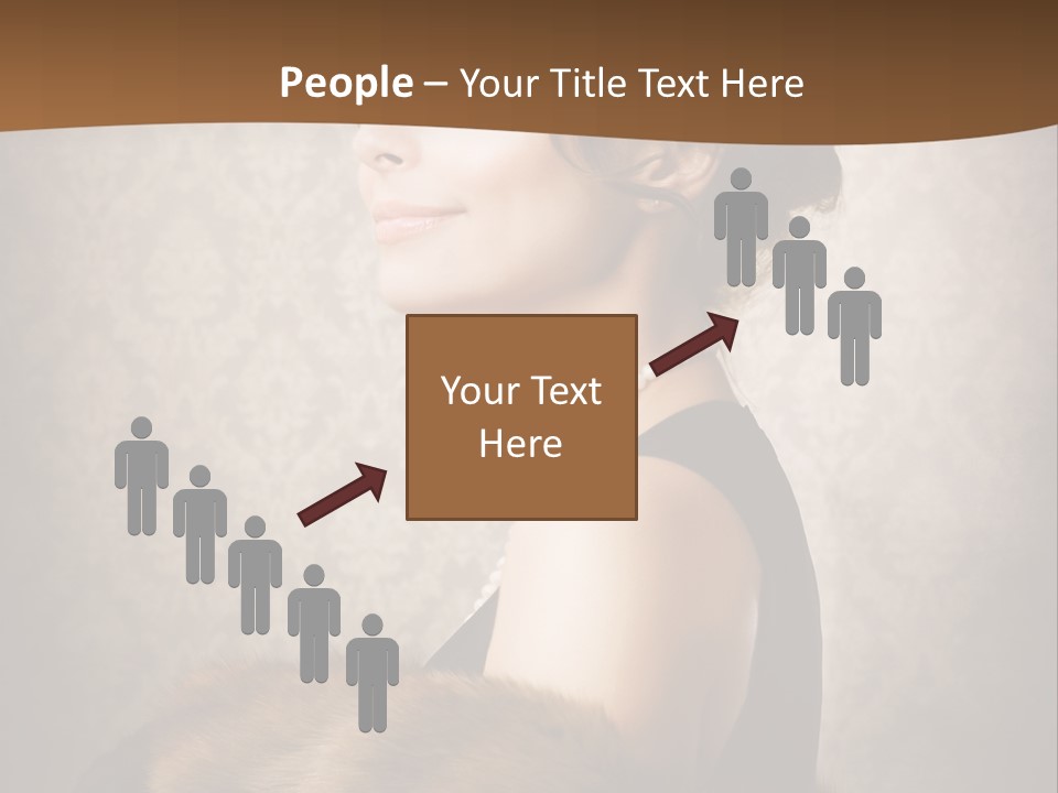 Winter Portrait Wall PowerPoint Template