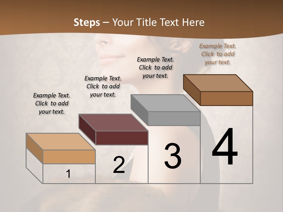 Winter Portrait Wall PowerPoint Template