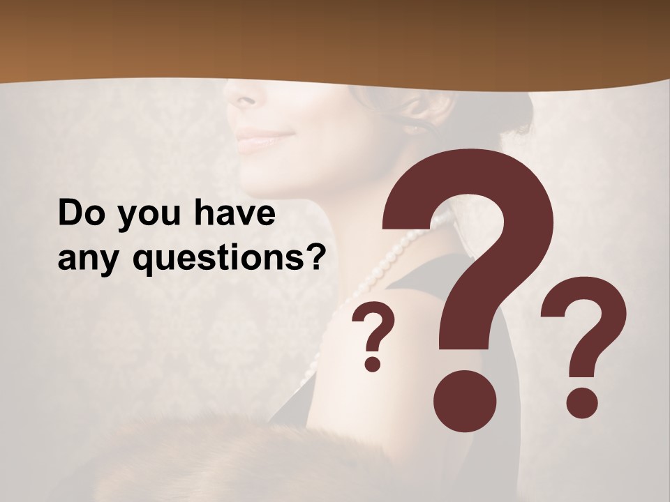 Winter Portrait Wall PowerPoint Template