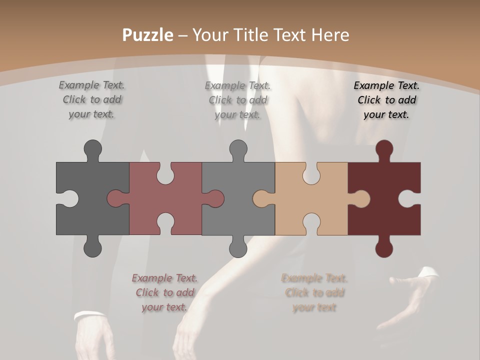 Beautiful Pose Beauty PowerPoint Template
