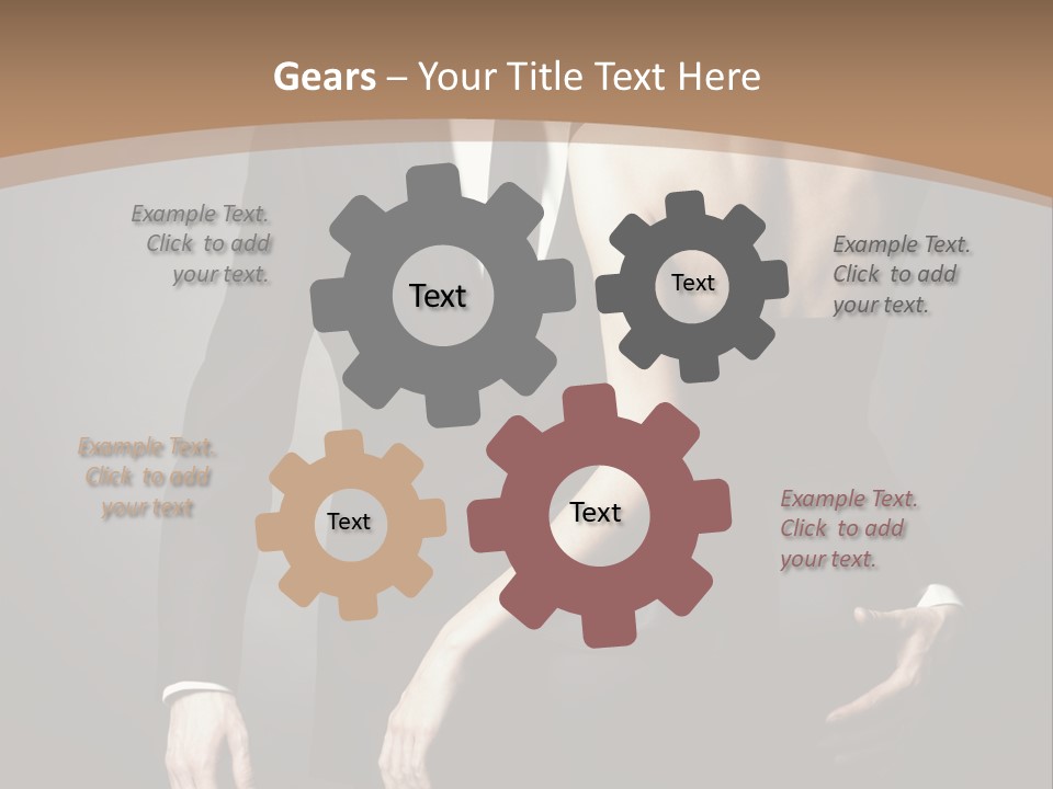 Beautiful Pose Beauty PowerPoint Template