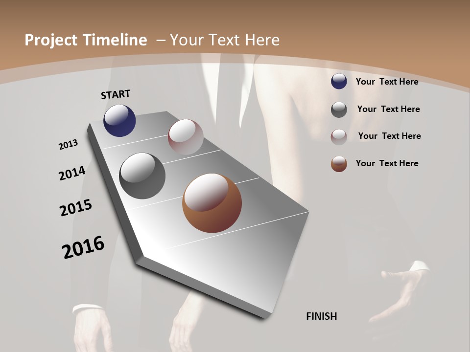 Beautiful Pose Beauty PowerPoint Template
