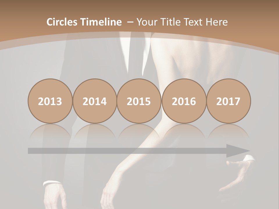 Beautiful Pose Beauty PowerPoint Template