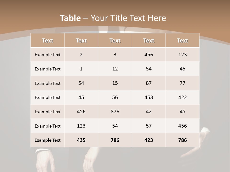 Beautiful Pose Beauty PowerPoint Template