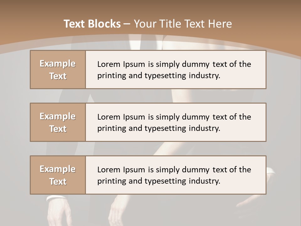 Beautiful Pose Beauty PowerPoint Template