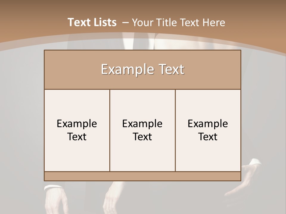 Beautiful Pose Beauty PowerPoint Template